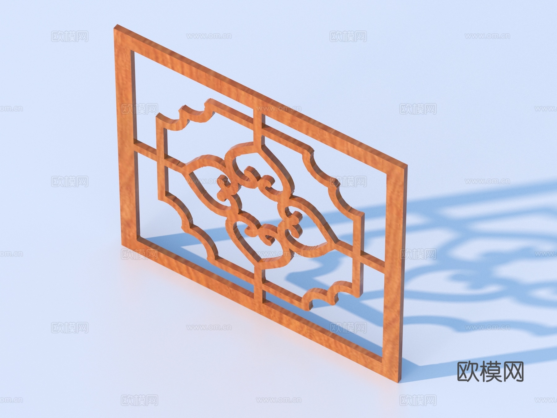 镂花窗 花格窗 镂空窗 浮雕 木雕3d模型