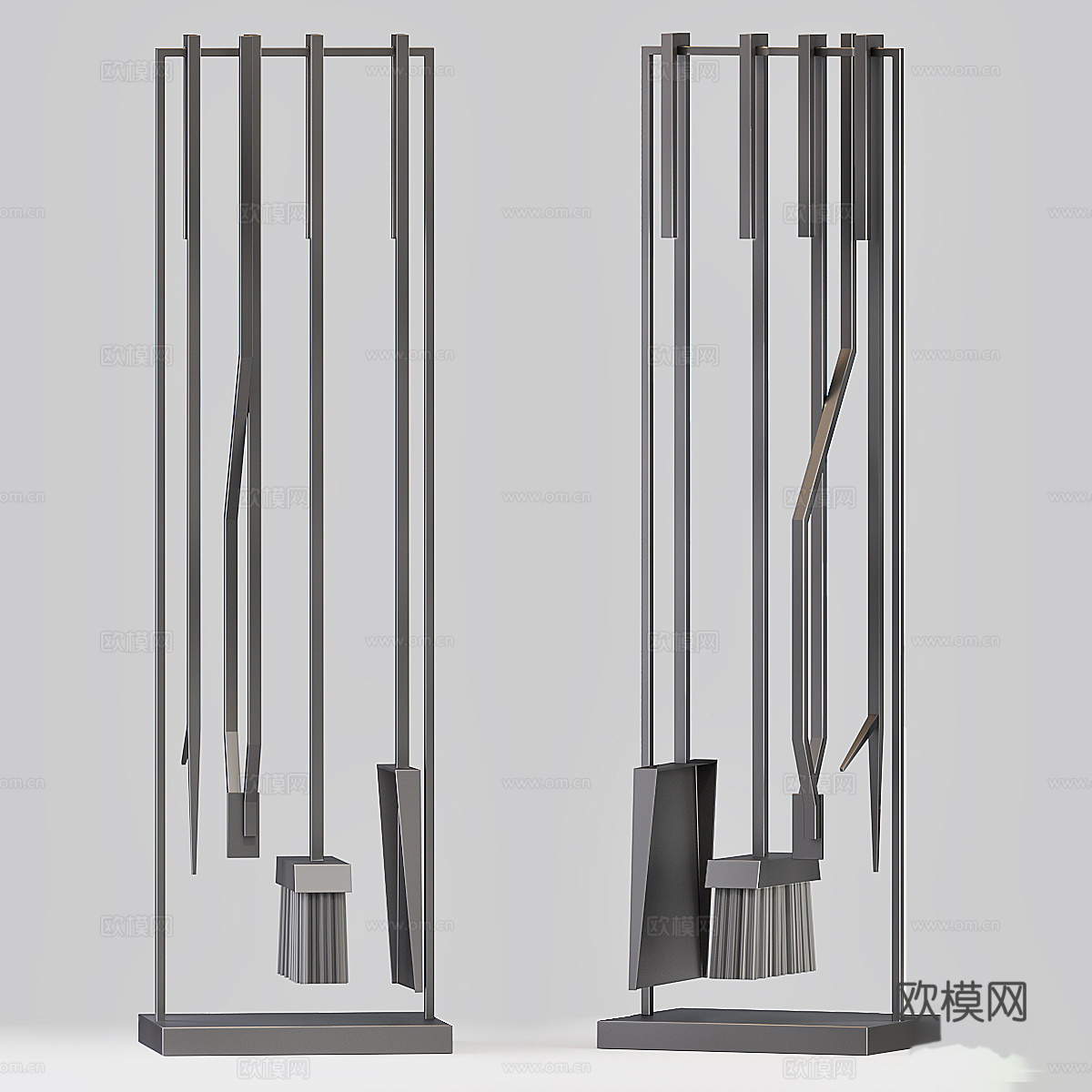 壁炉配件3d模型