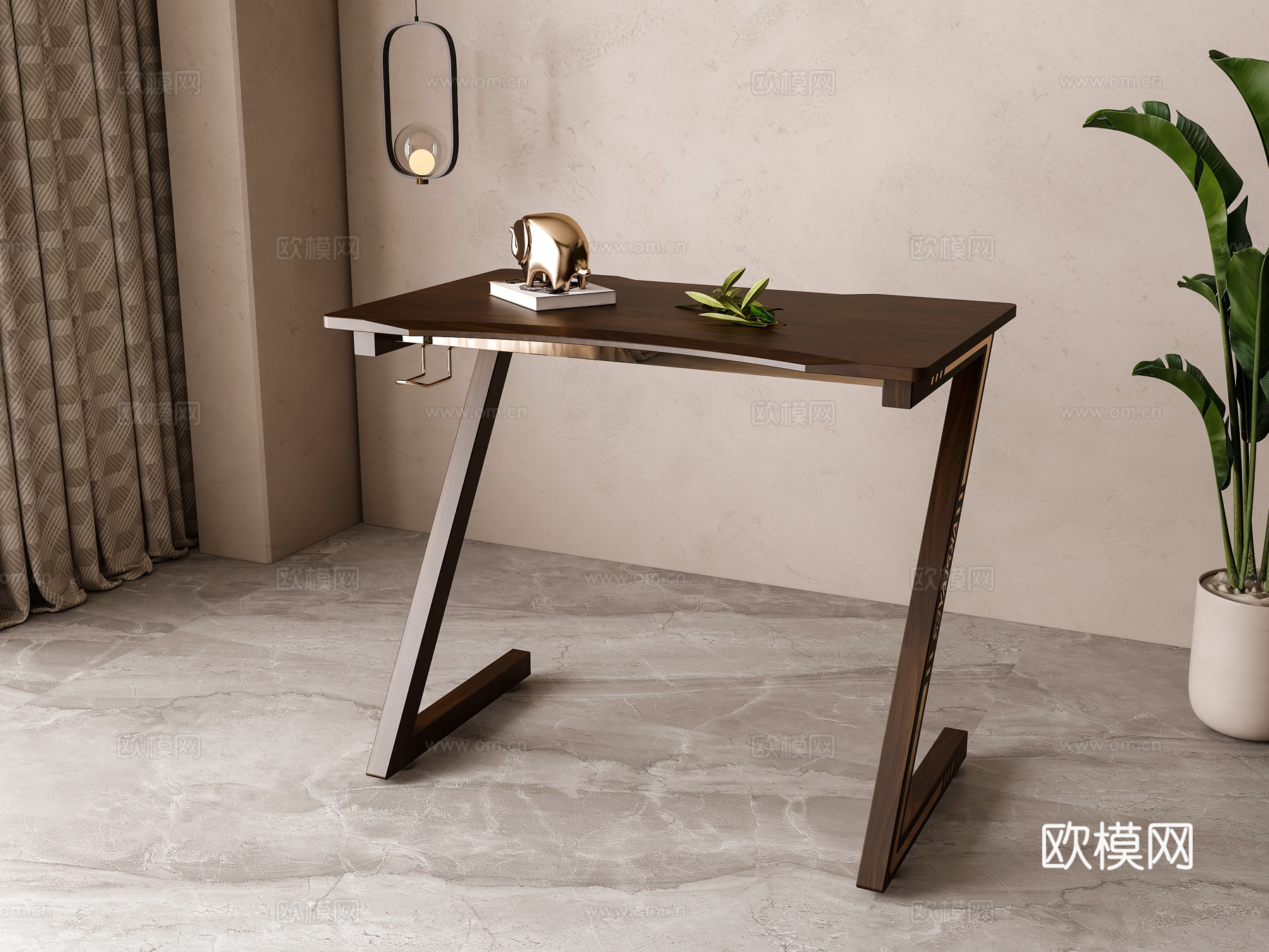 现代儿童书桌su模型