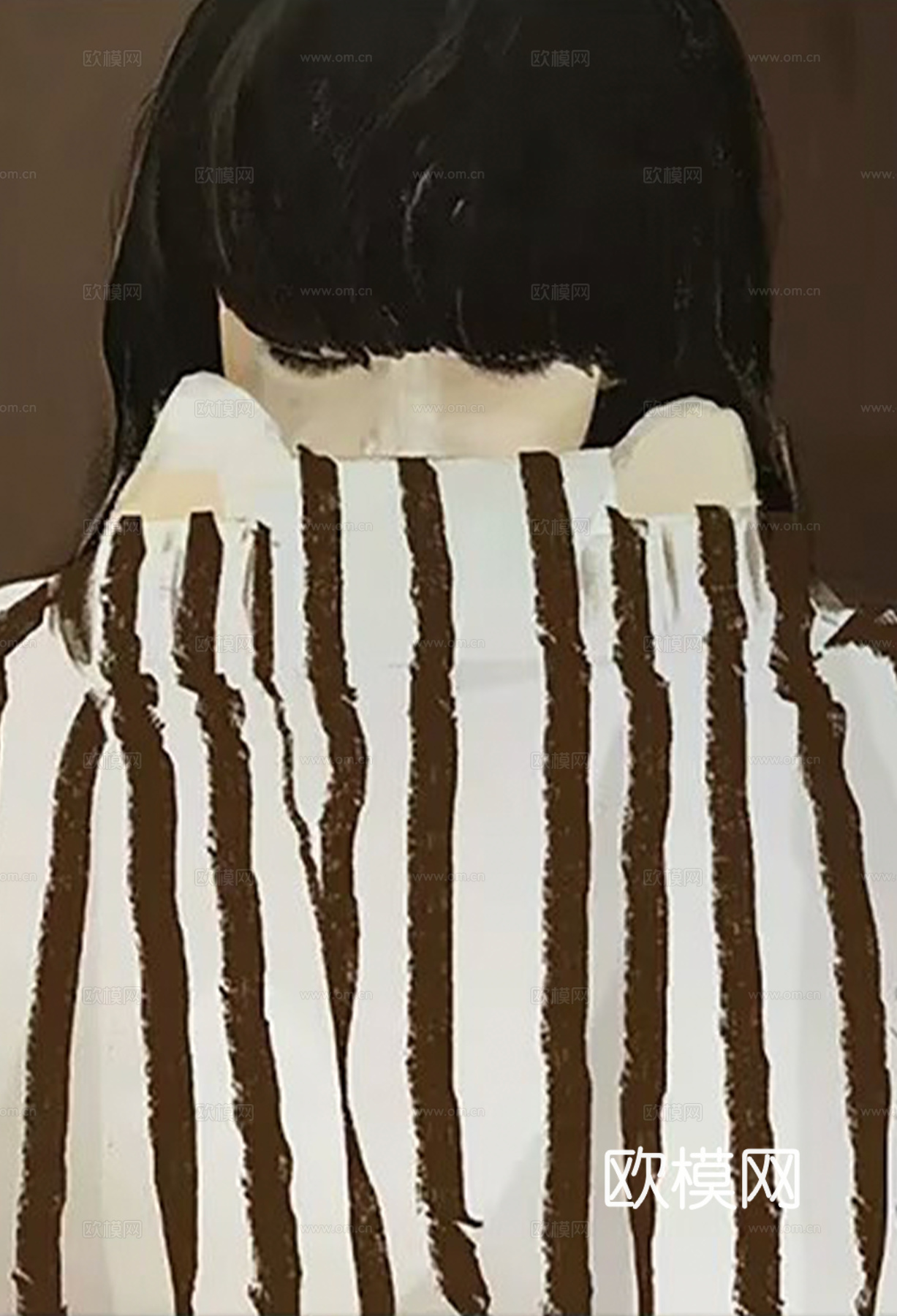 现代风人物装饰画下载