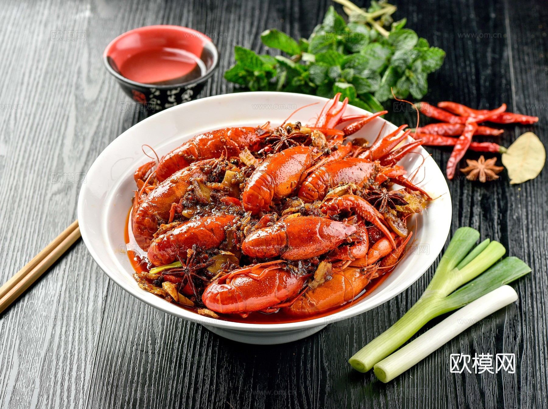 龙虾美食海报
