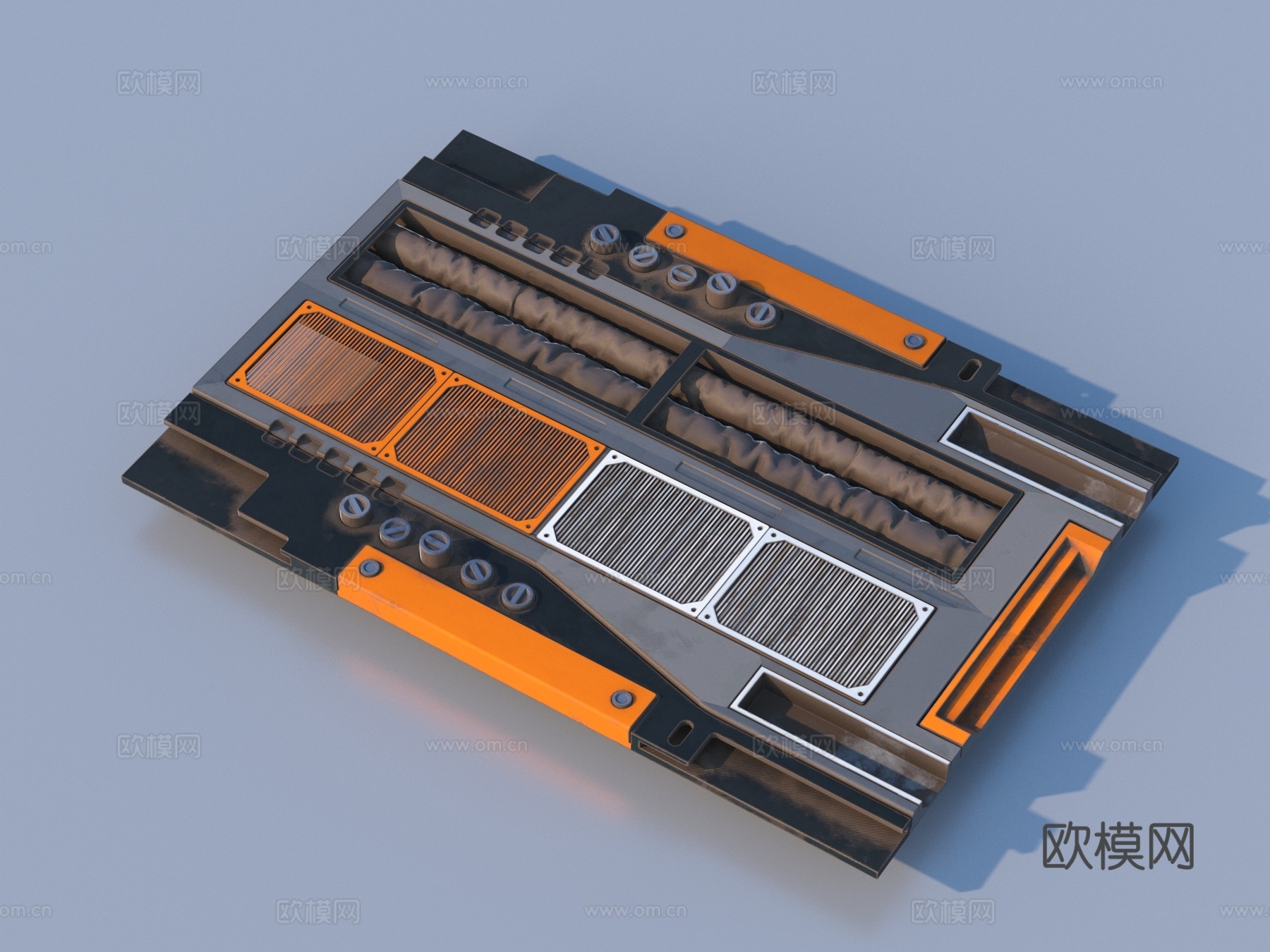 五金件 机械零件 船舱组件3d模型