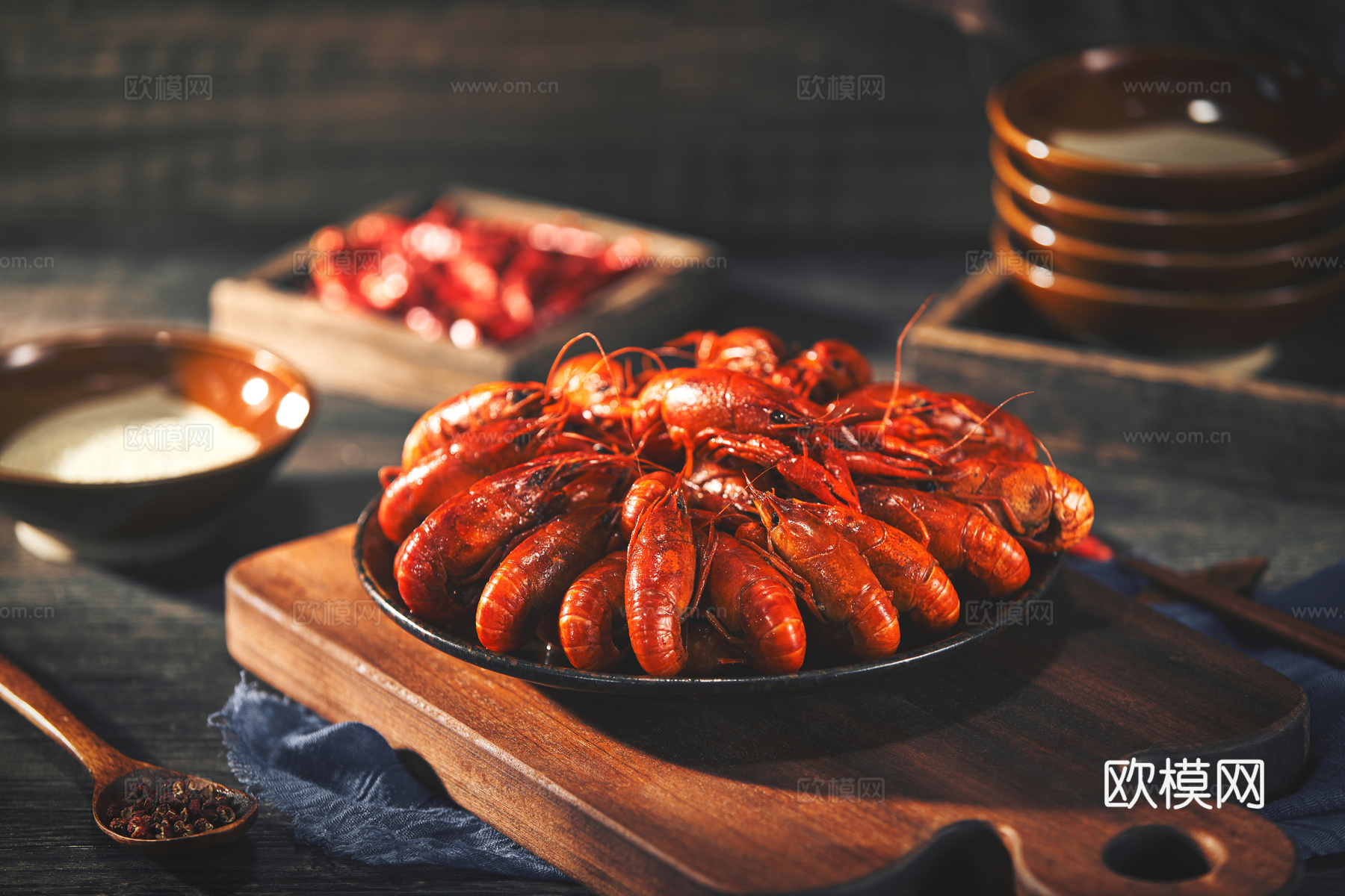 龙虾美食海报