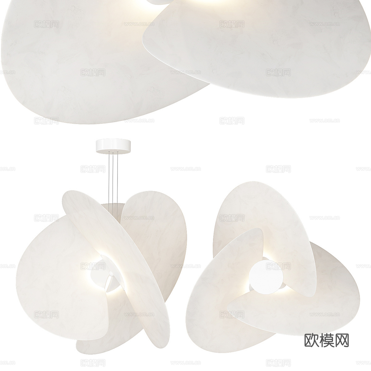 Luceplan Levante 吊灯3d模型