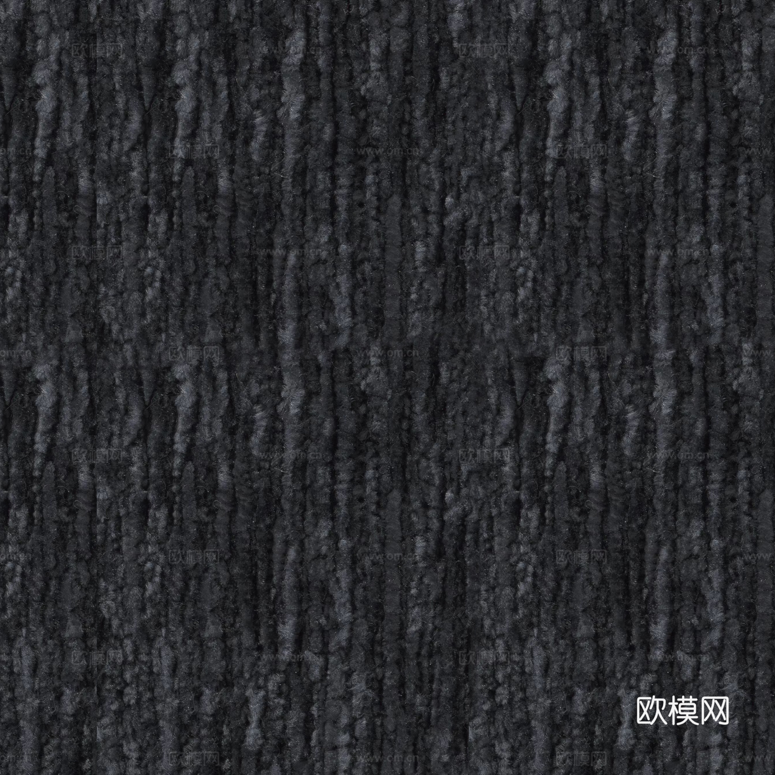 无缝黑色毛绒布纹