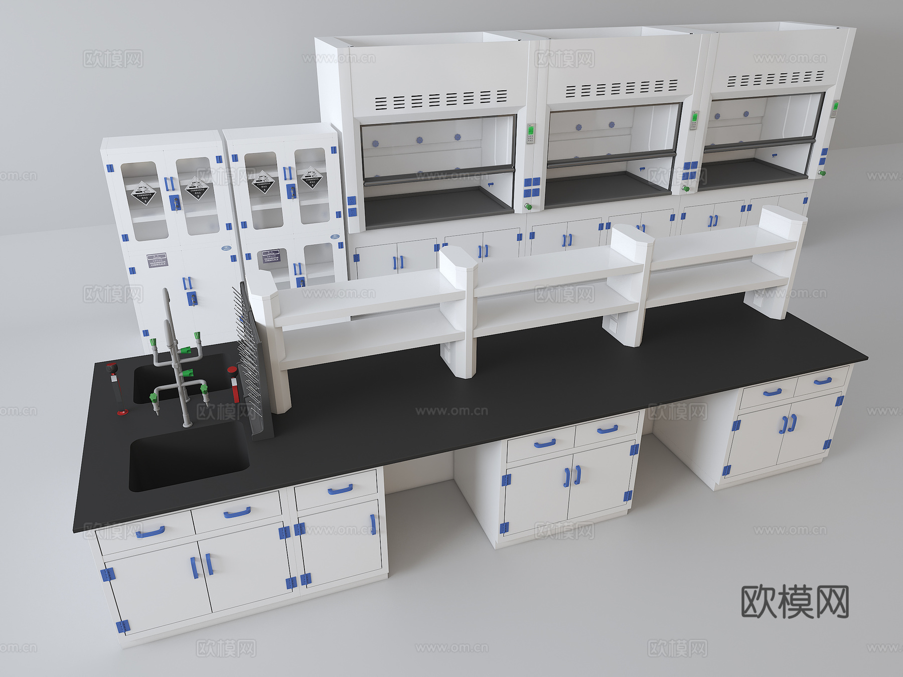 PP实验台3d模型