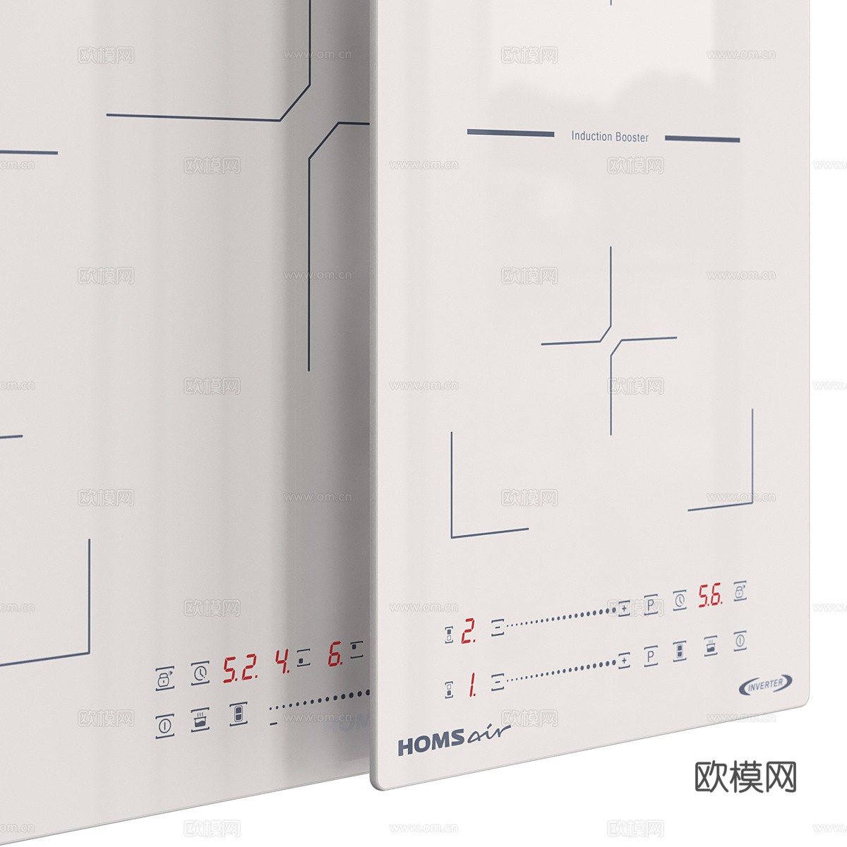 HOMSair 电磁炉3d模型