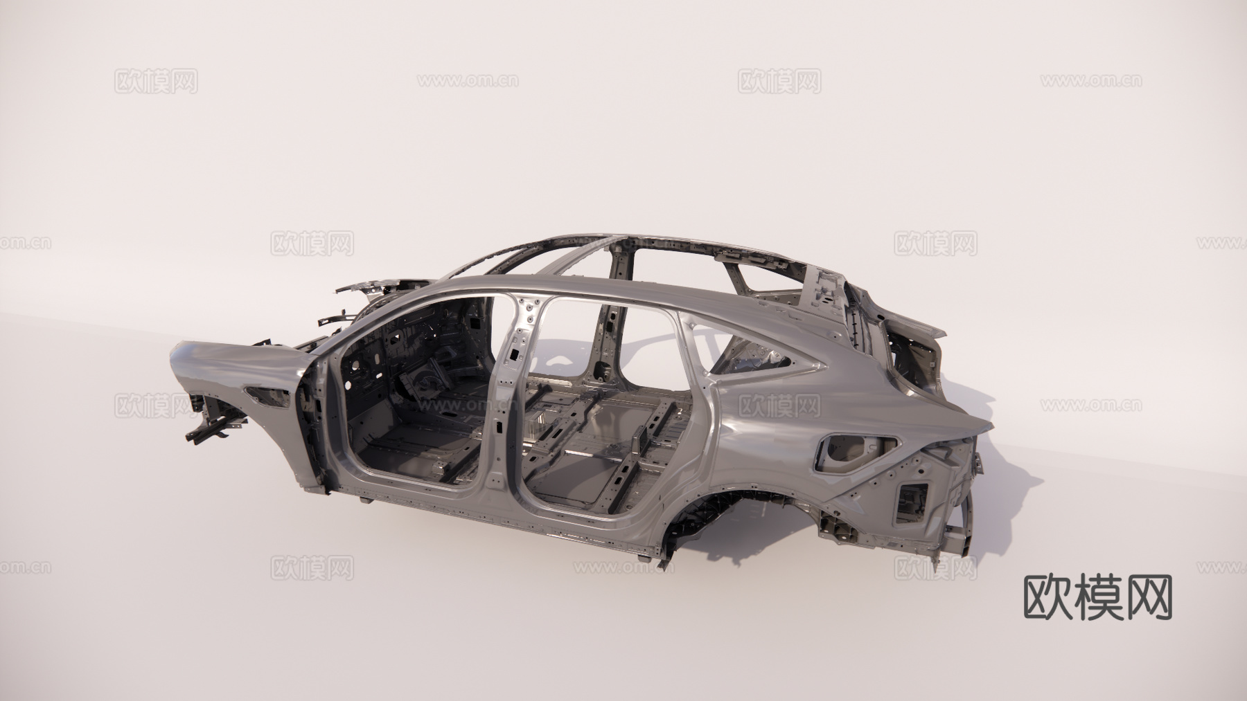 汽车_现代车架_汽车_汽车生产线su模型