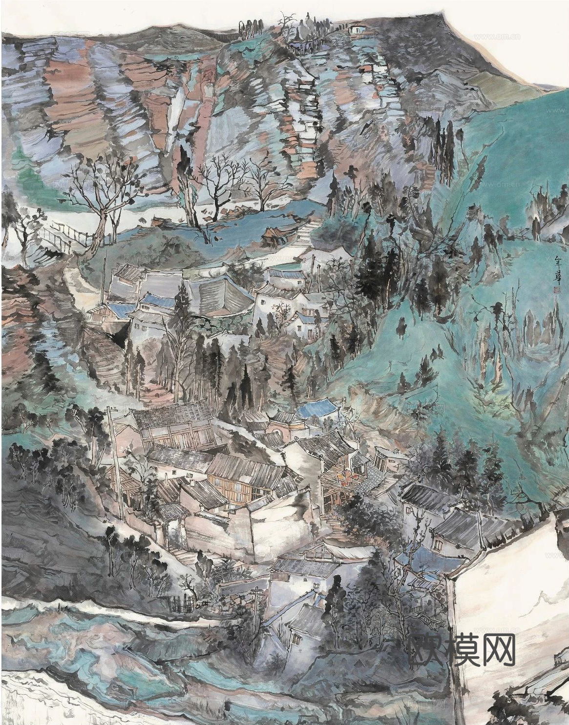新中式水墨画