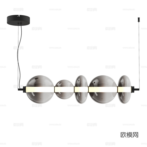 现代简约吊灯 吊灯 简约吊灯 客厅吊灯 餐厅吊灯 灯3d模型下载