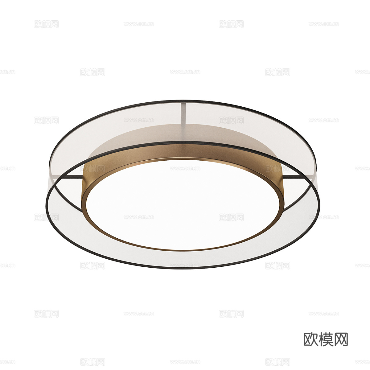 新中式轻奢 Freya Zoticus 吸顶灯3d模型