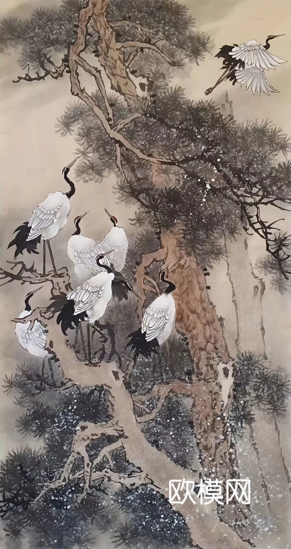 新中式水墨画