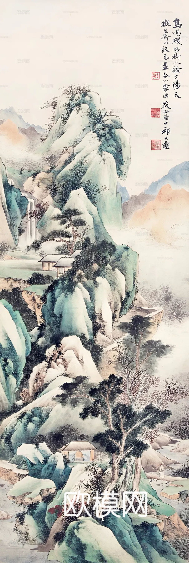 新中式水墨画