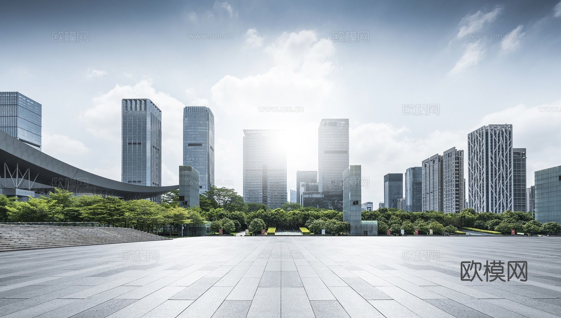 白天城市外景下载