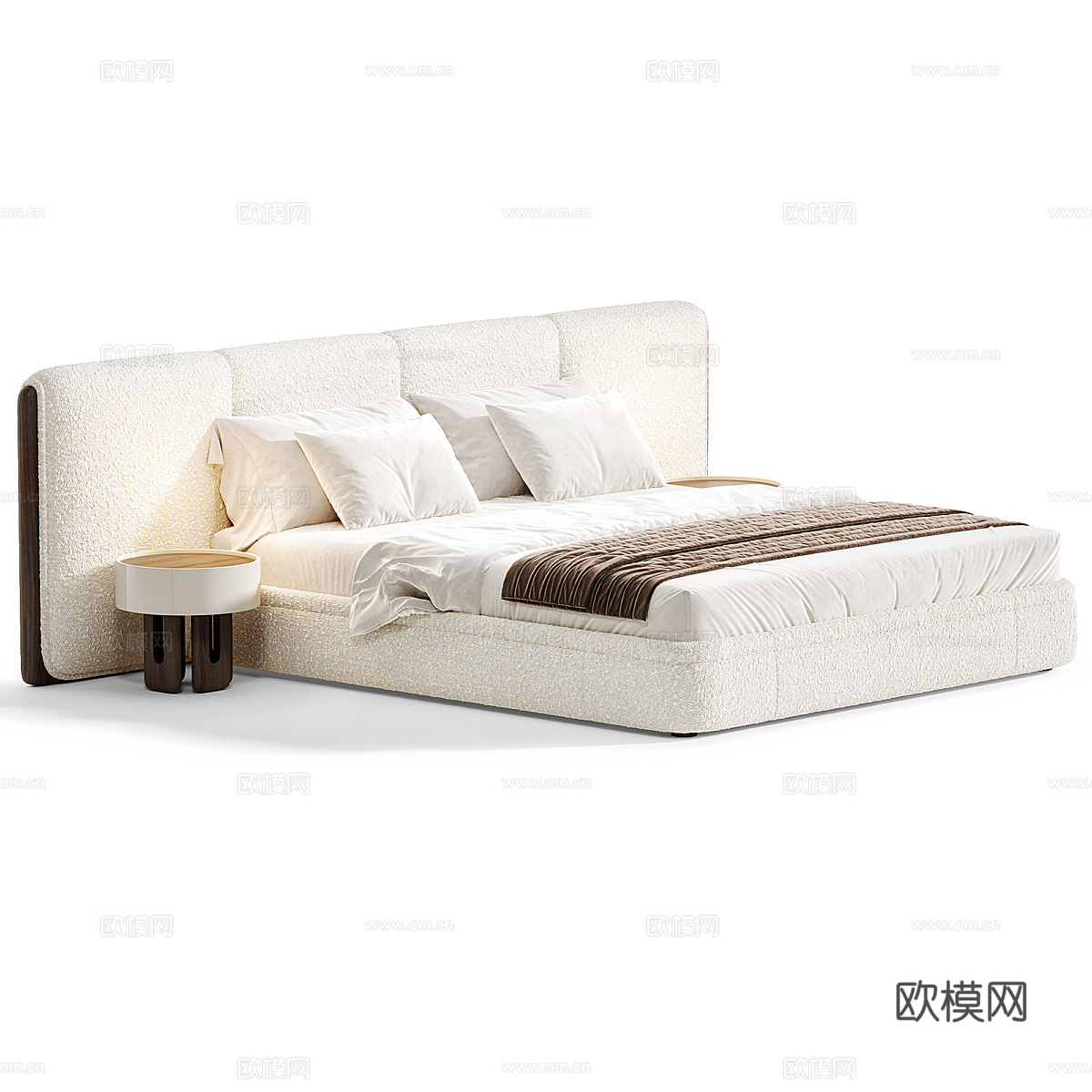 现代意式轻奢 GIPPO Bed3d模型