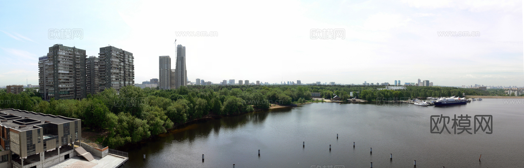 白天城市都市外景