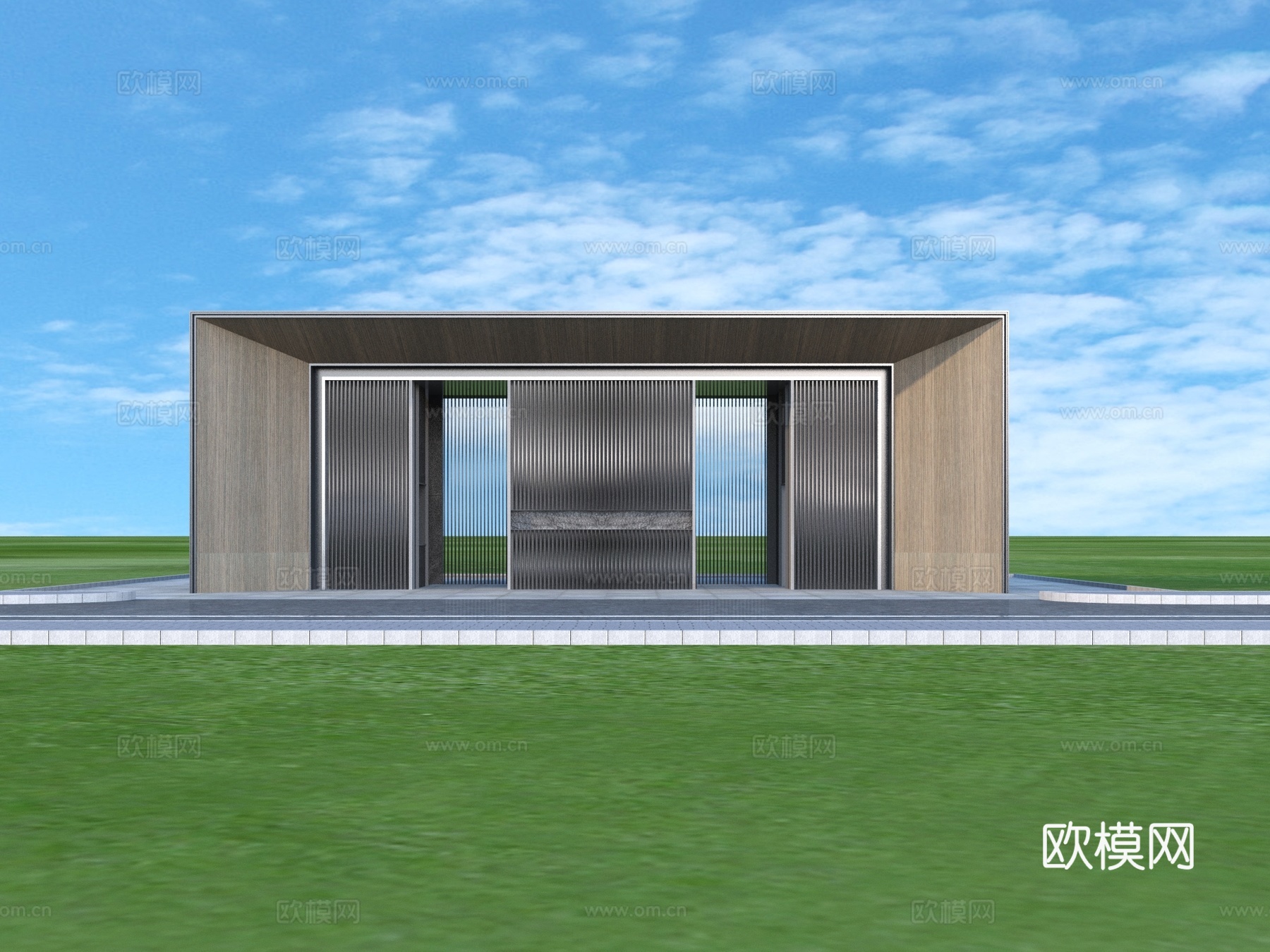 大门 入口大门 建筑3d模型