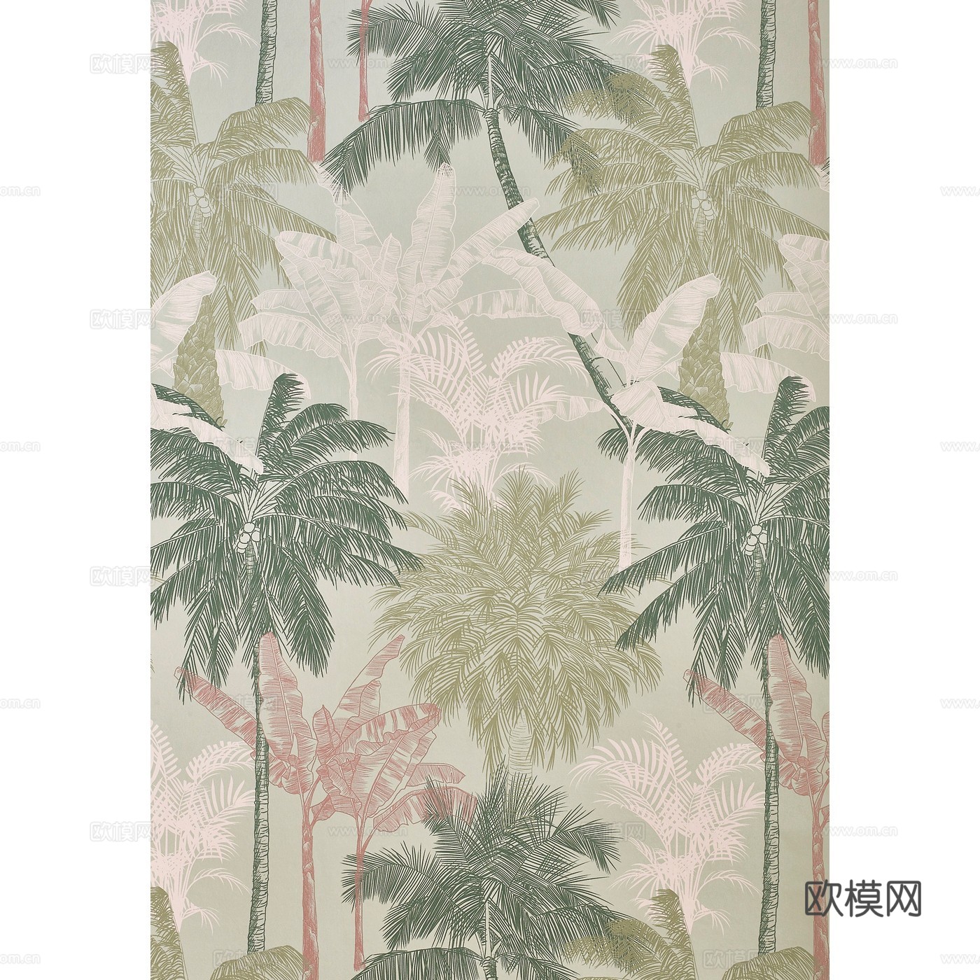 植物图案艺术墙纸
