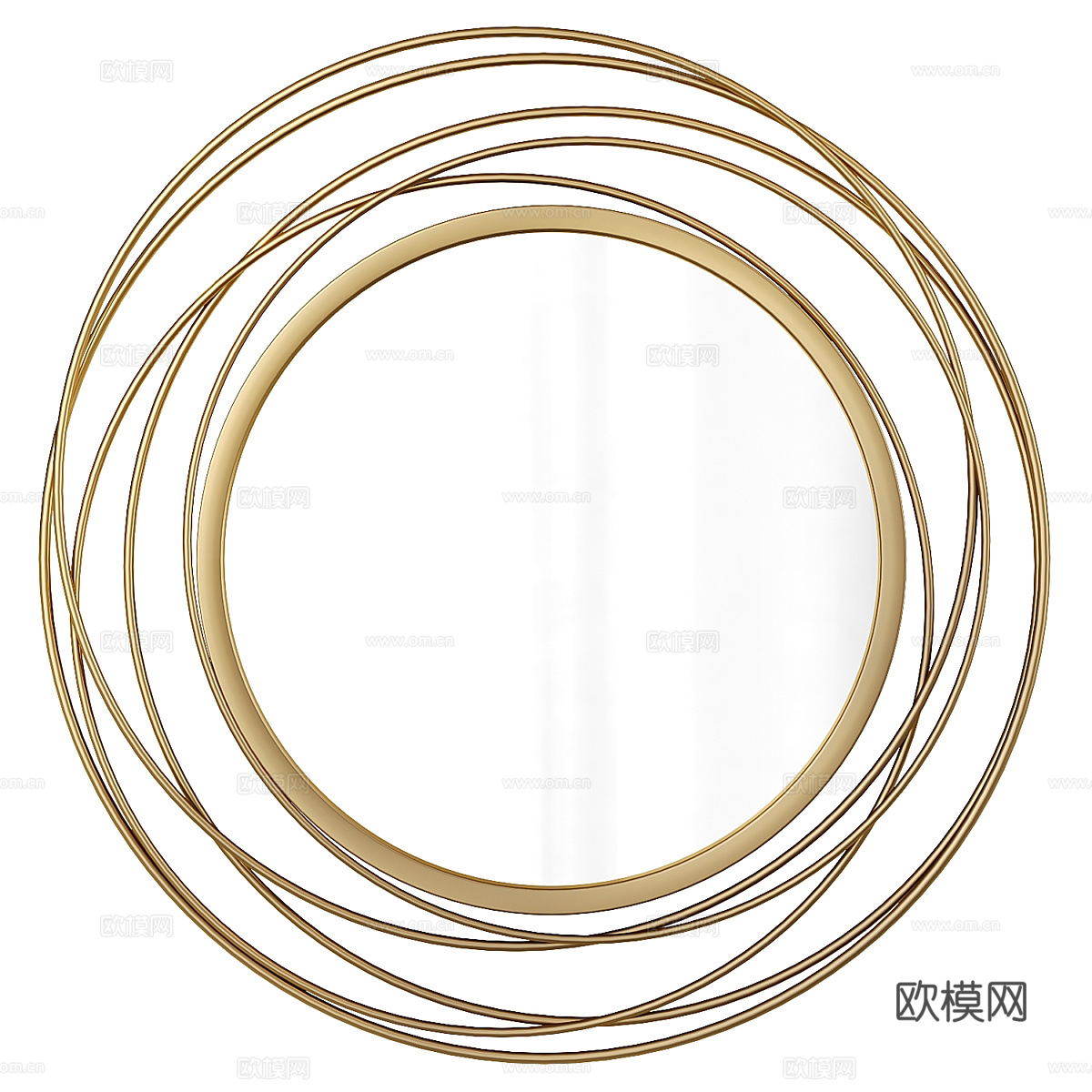 装饰镜3d模型