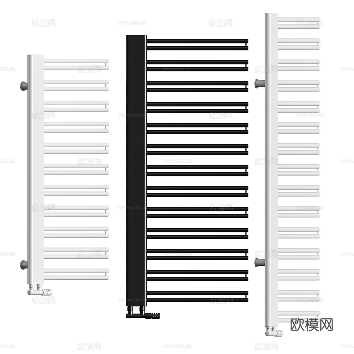 电热毛巾架3d模型