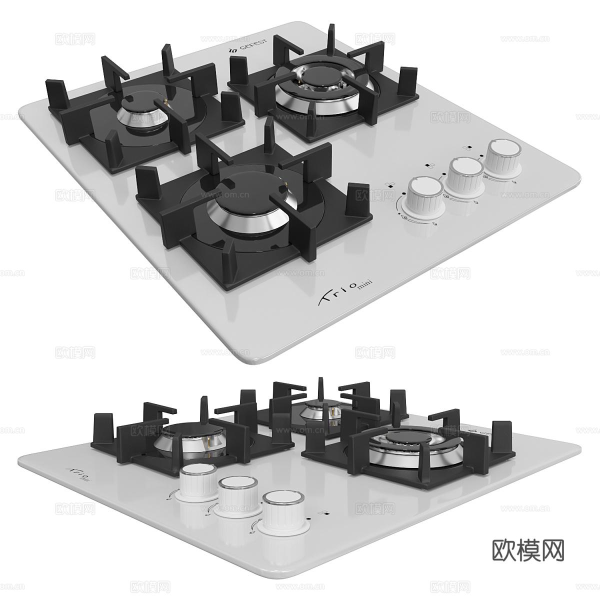 燃气灶3d模型