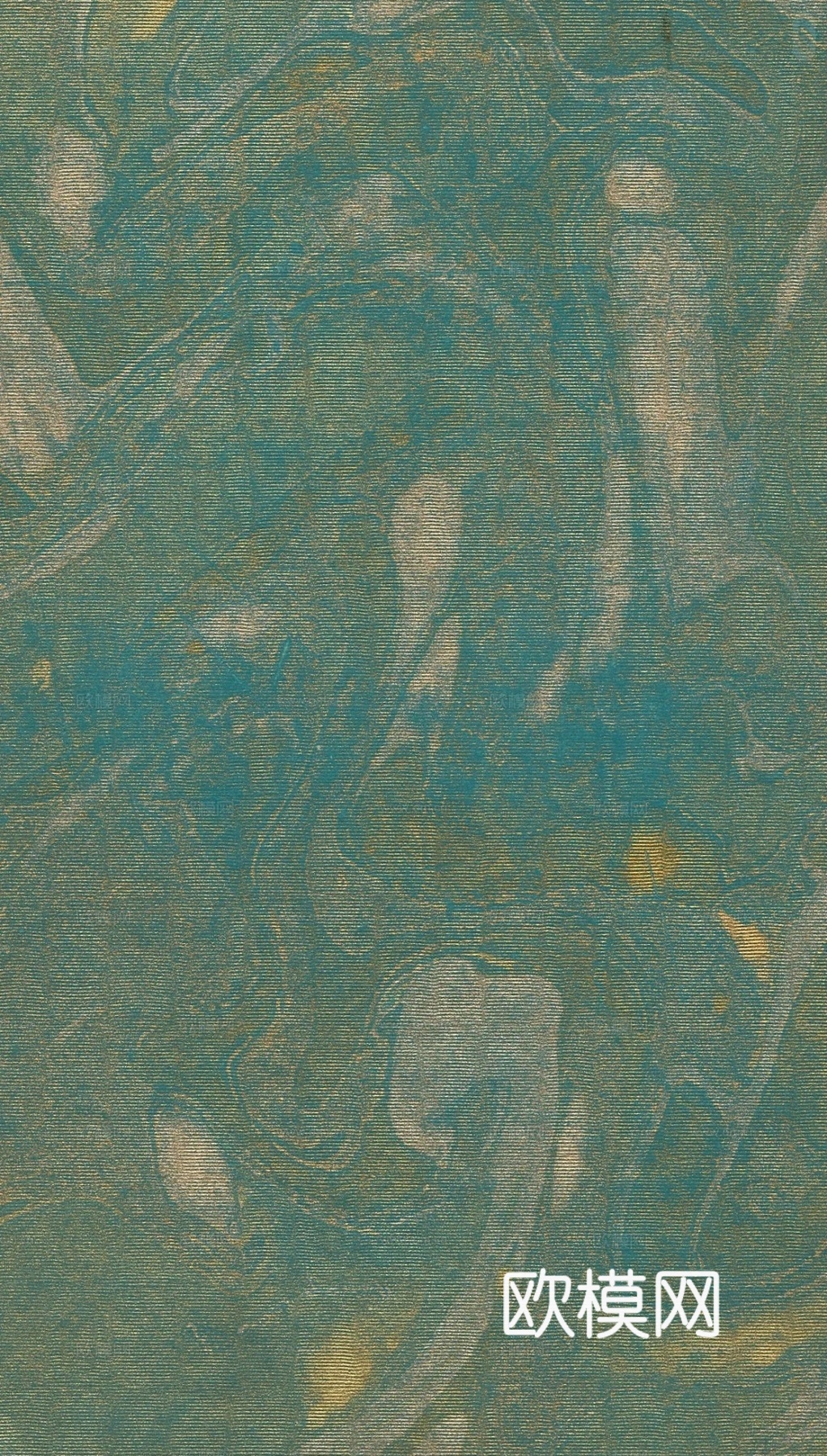绿色花纹布纹