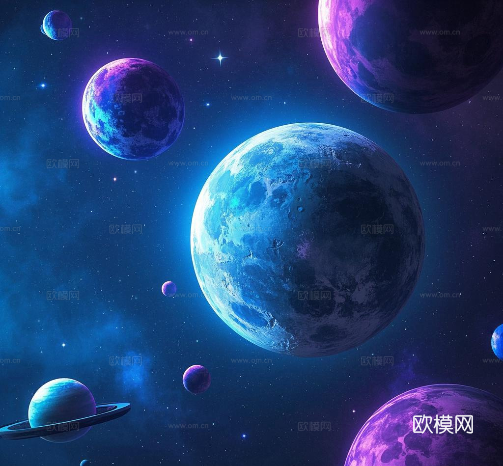 外太空星球月球 (