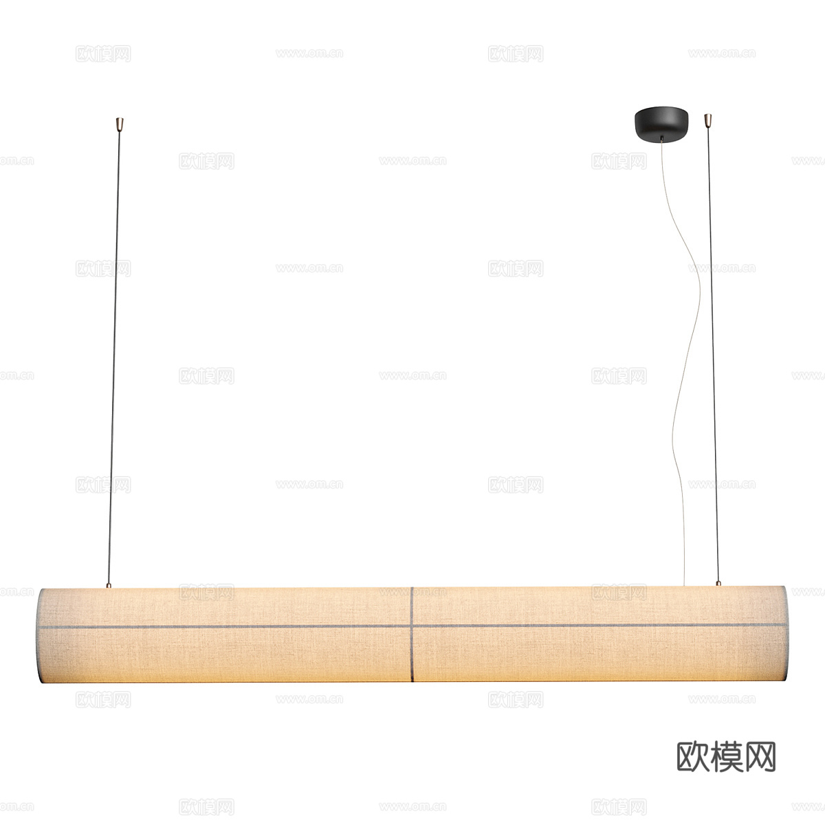 现代意式 HAHIRA 线性吊灯3d模型