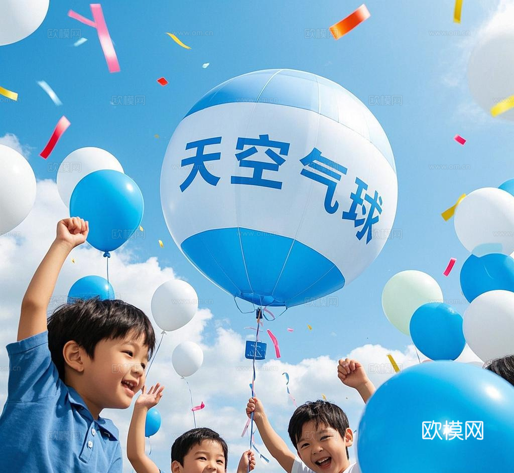 气球热气球天空海报