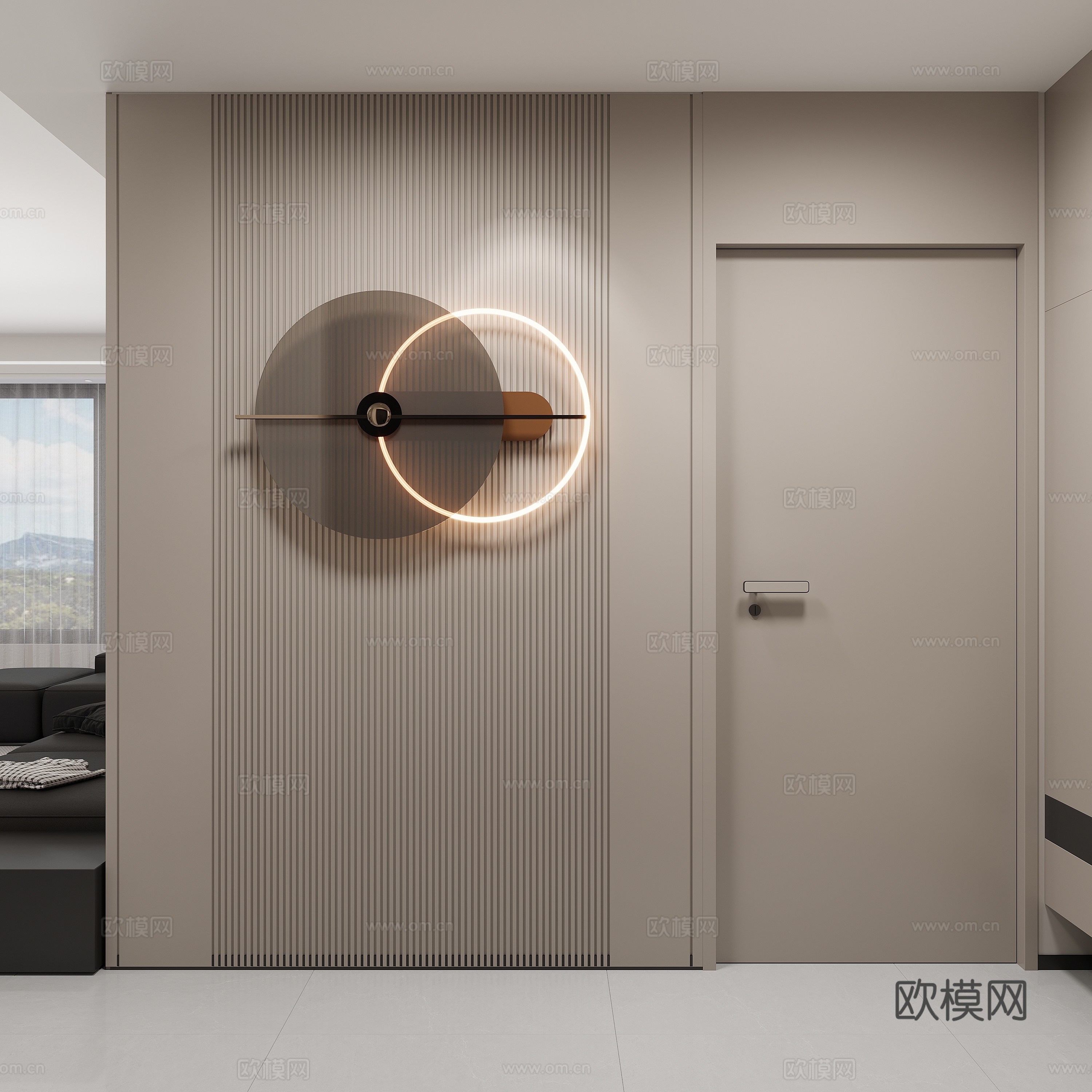 入户玄关3d模型