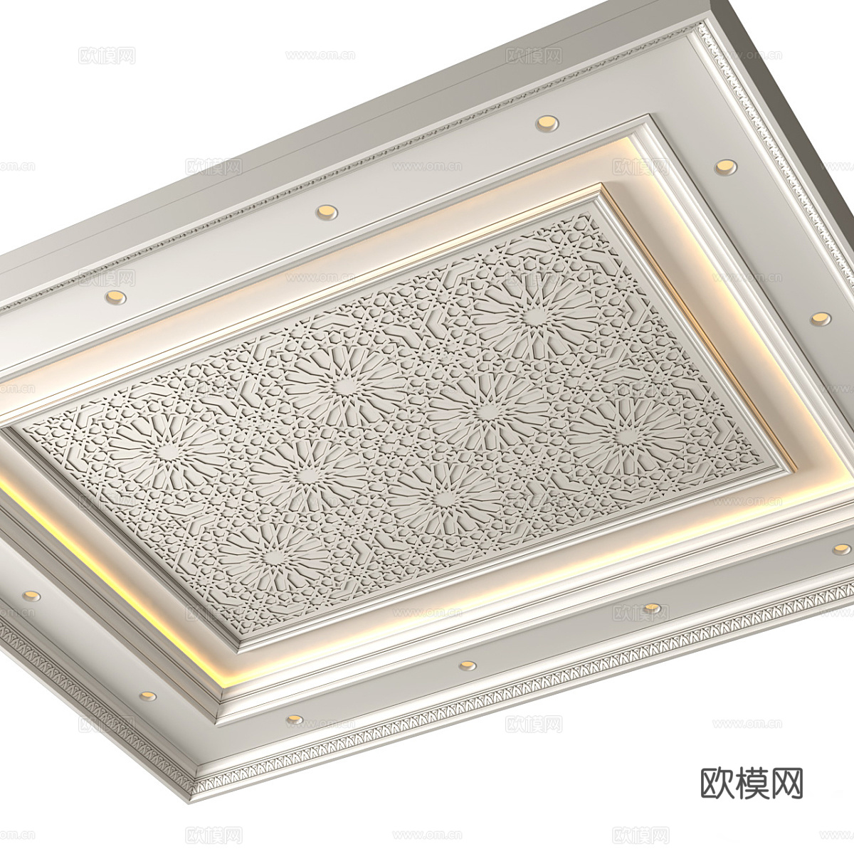 阿拉伯古典天花吊顶3d模型
