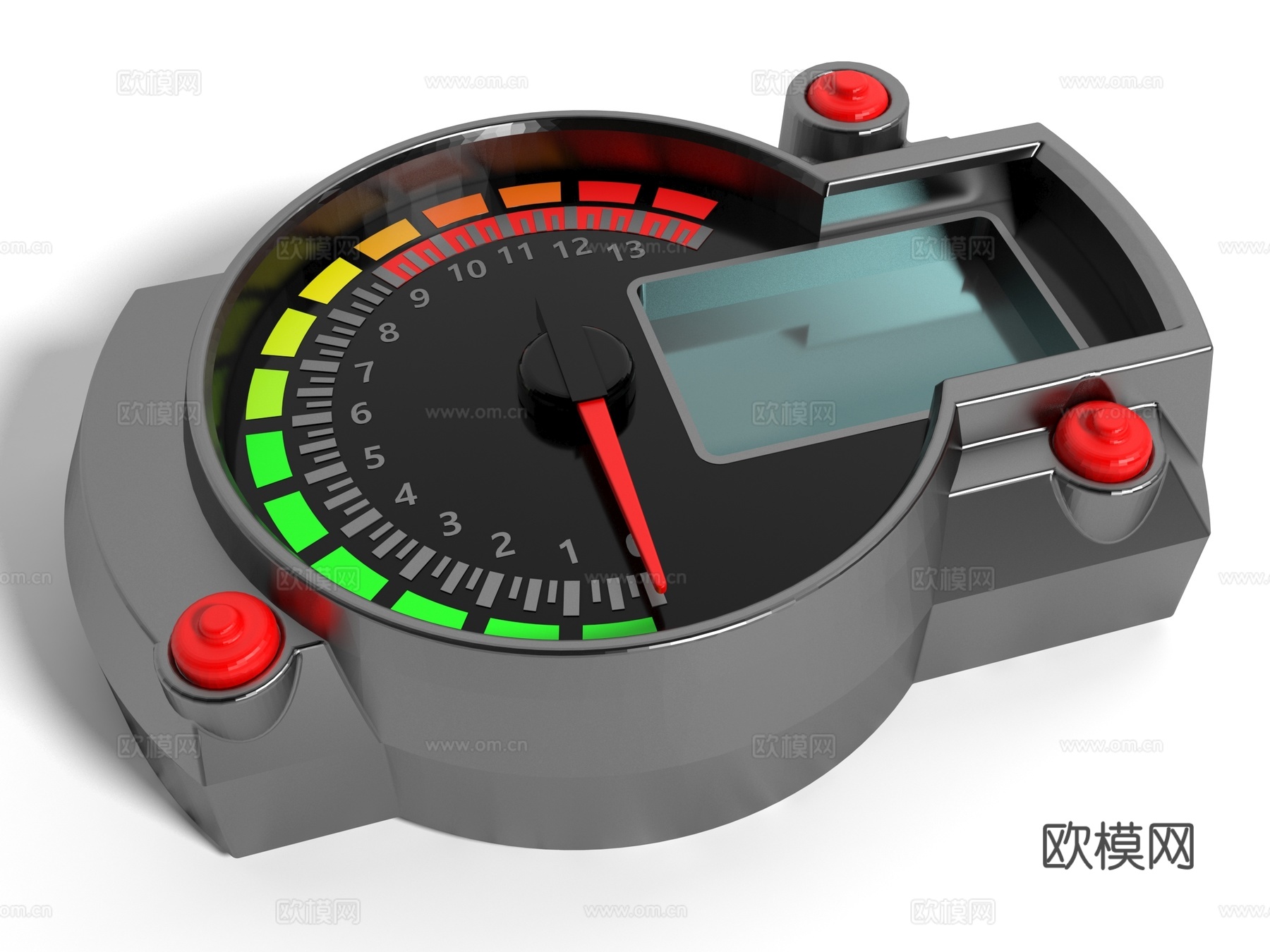 现代风格仪表盘3d模型