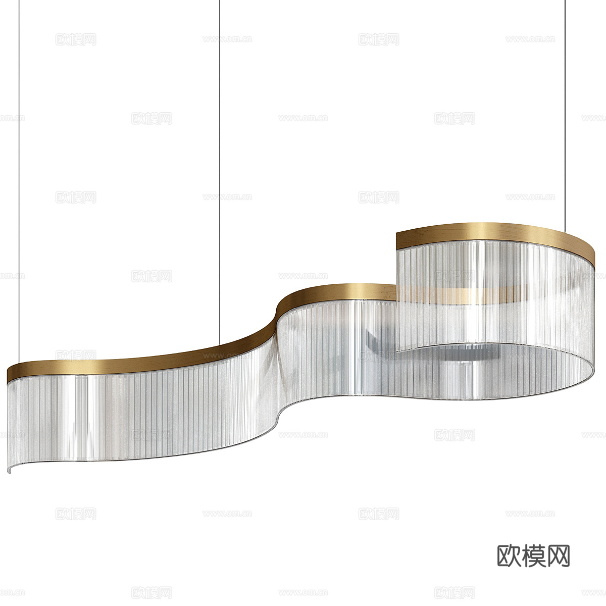 新中式装饰吊灯3d模型