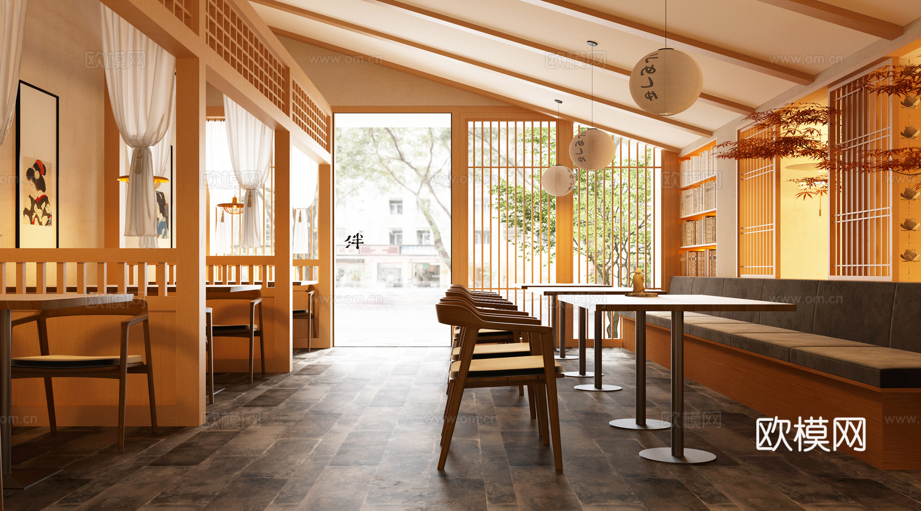 日式料理 烧鸟店3d模型下载