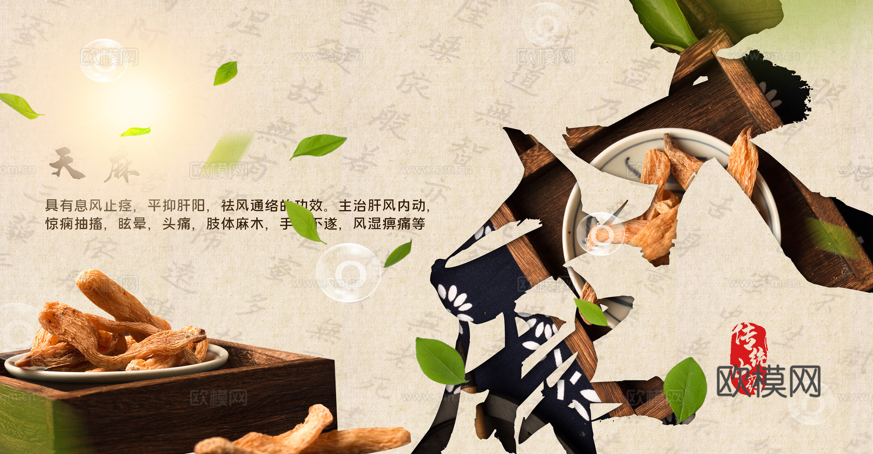 传统中药海报