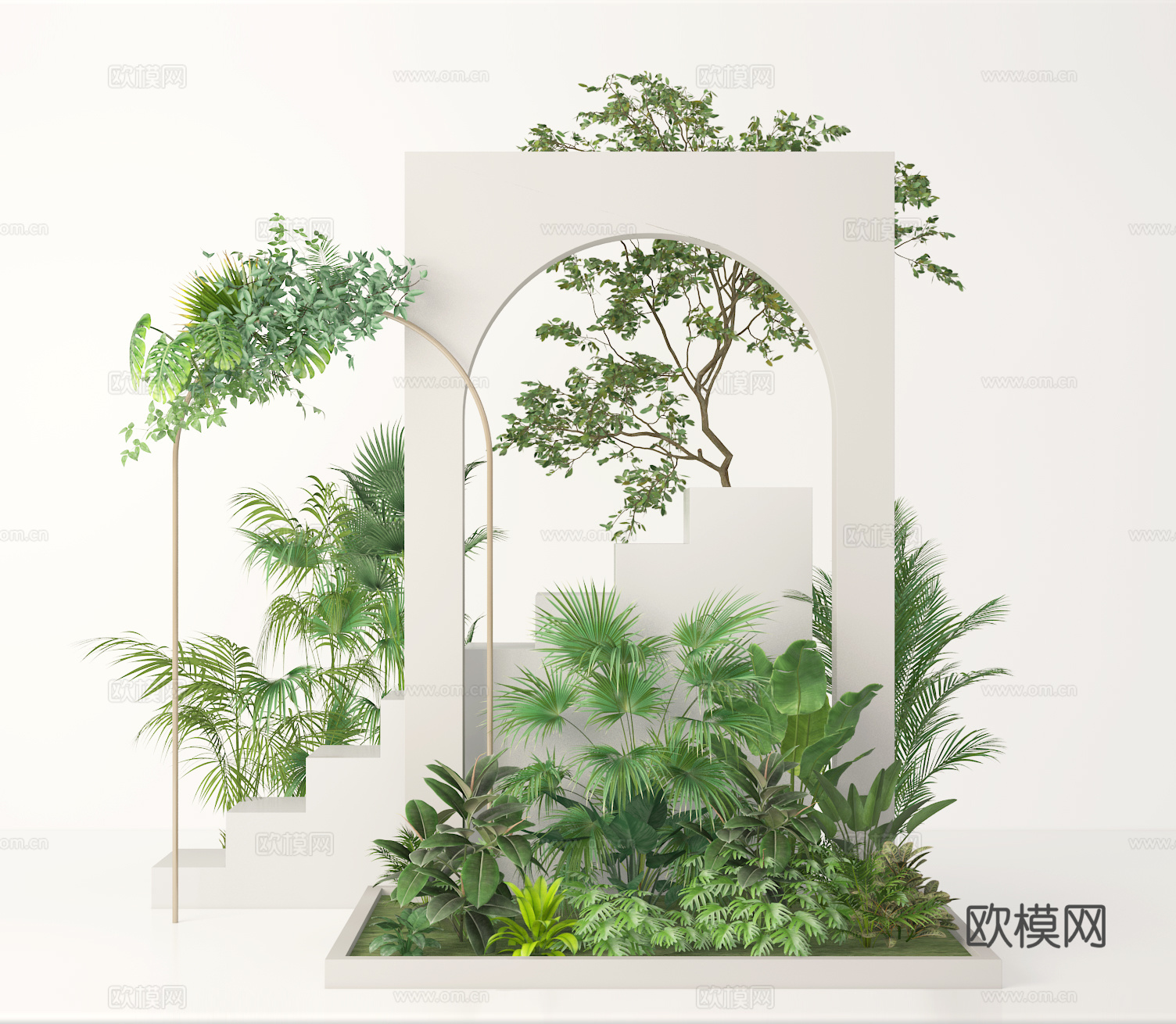 植物景观3d模型