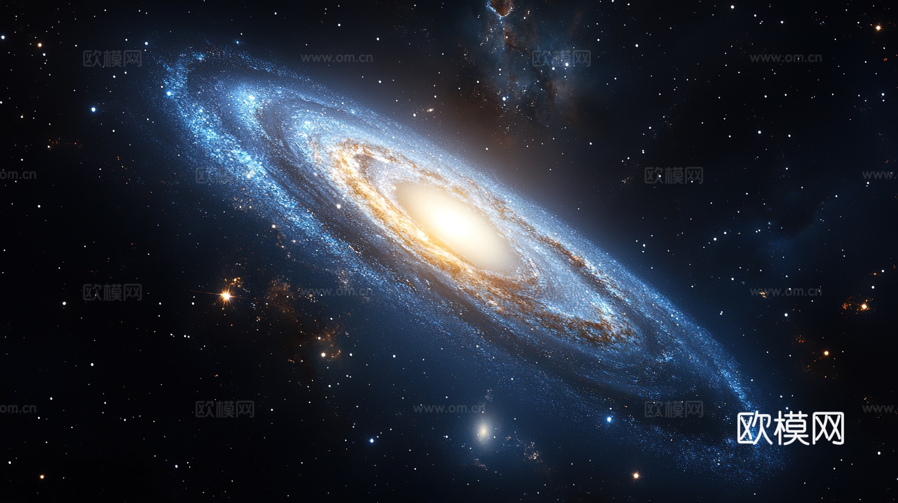 太空中的星系