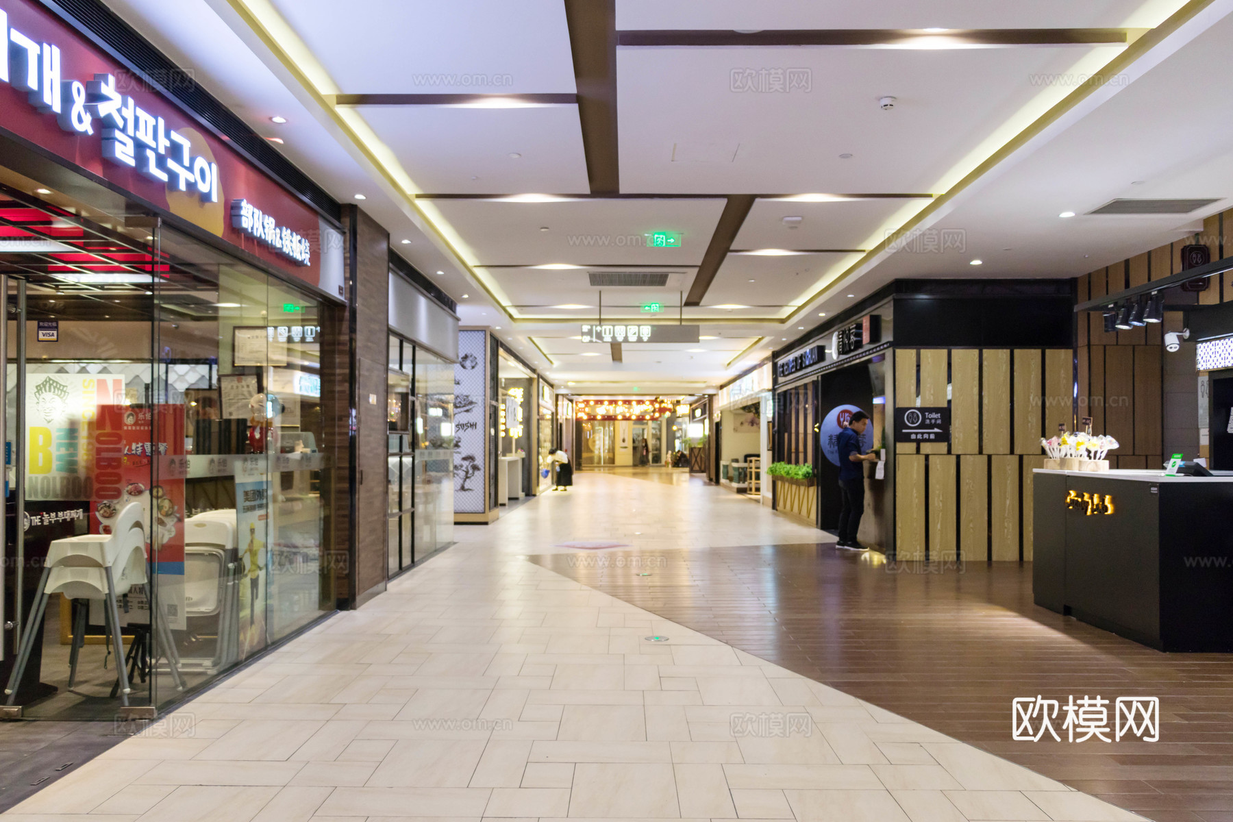 商场过道商场店铺