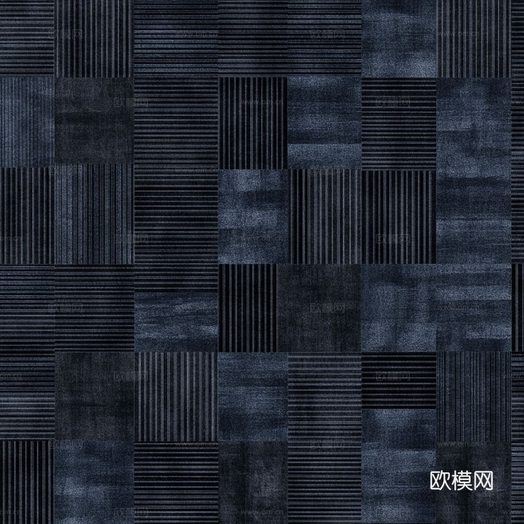 黑色办公地毯