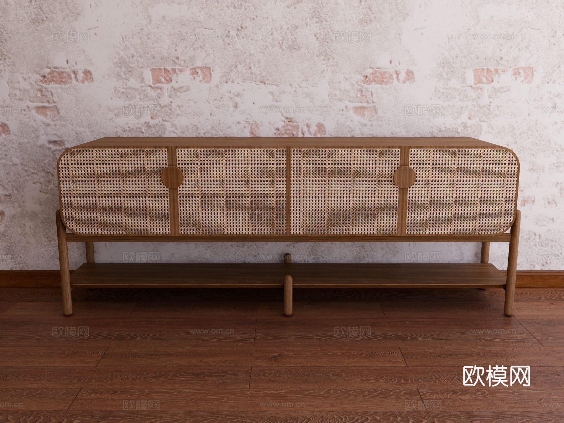 装饰柜 储物柜 餐边柜su模型