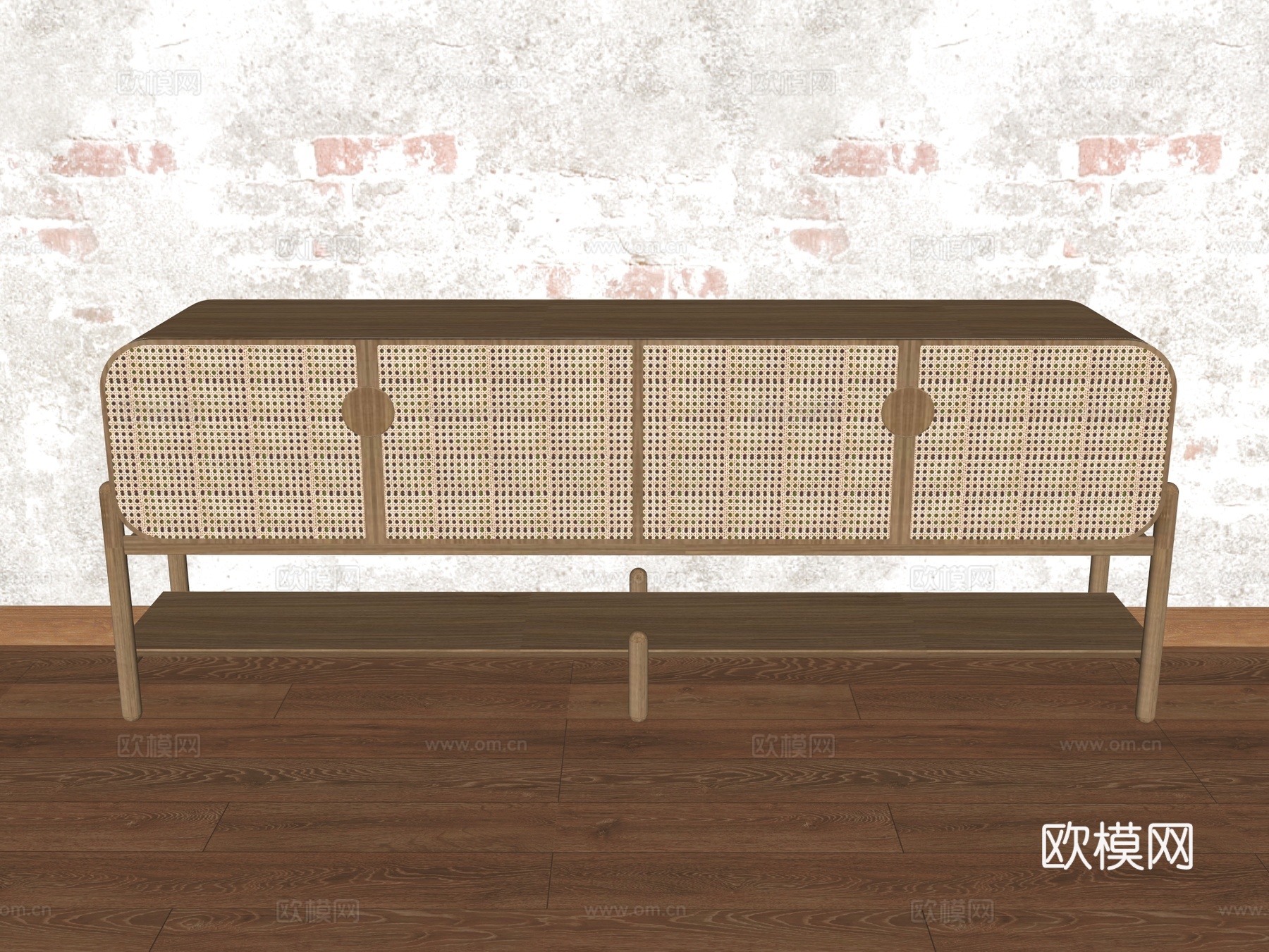 装饰柜 储物柜 餐边柜su模型