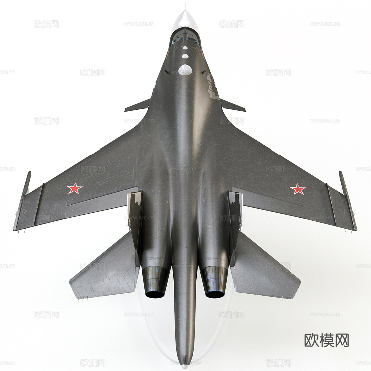 SU-34 飞机模型3d模型