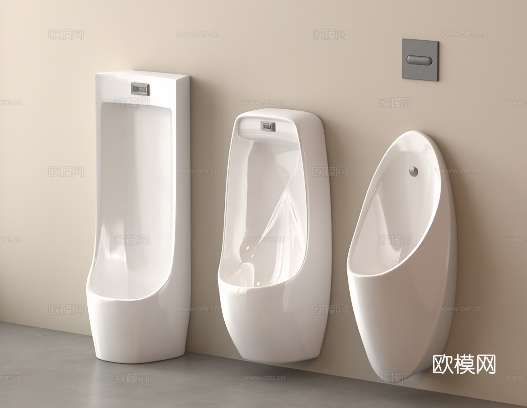 其他厨卫 小便斗 小便器3d模型