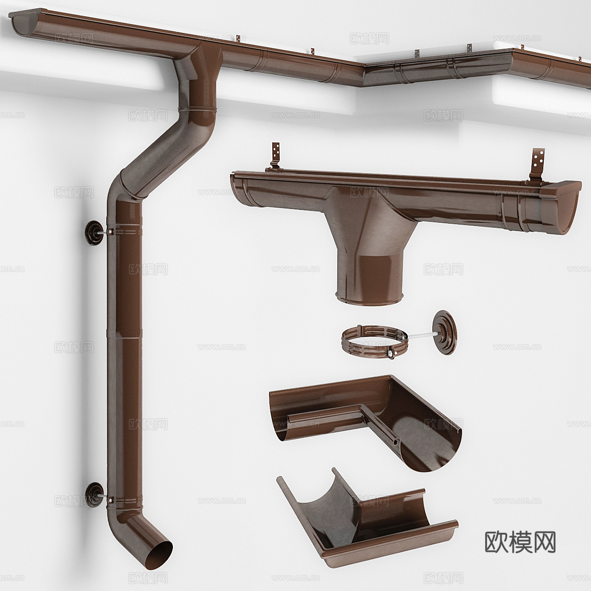 雨水管道3d模型