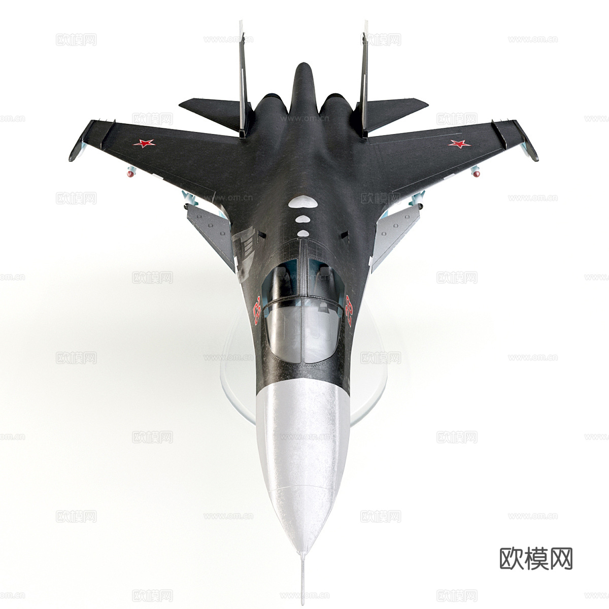 SU-34 飞机模型3d模型