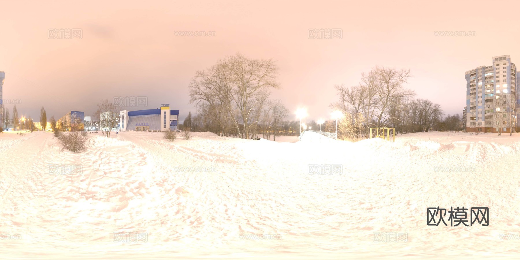 雪地 外景素材