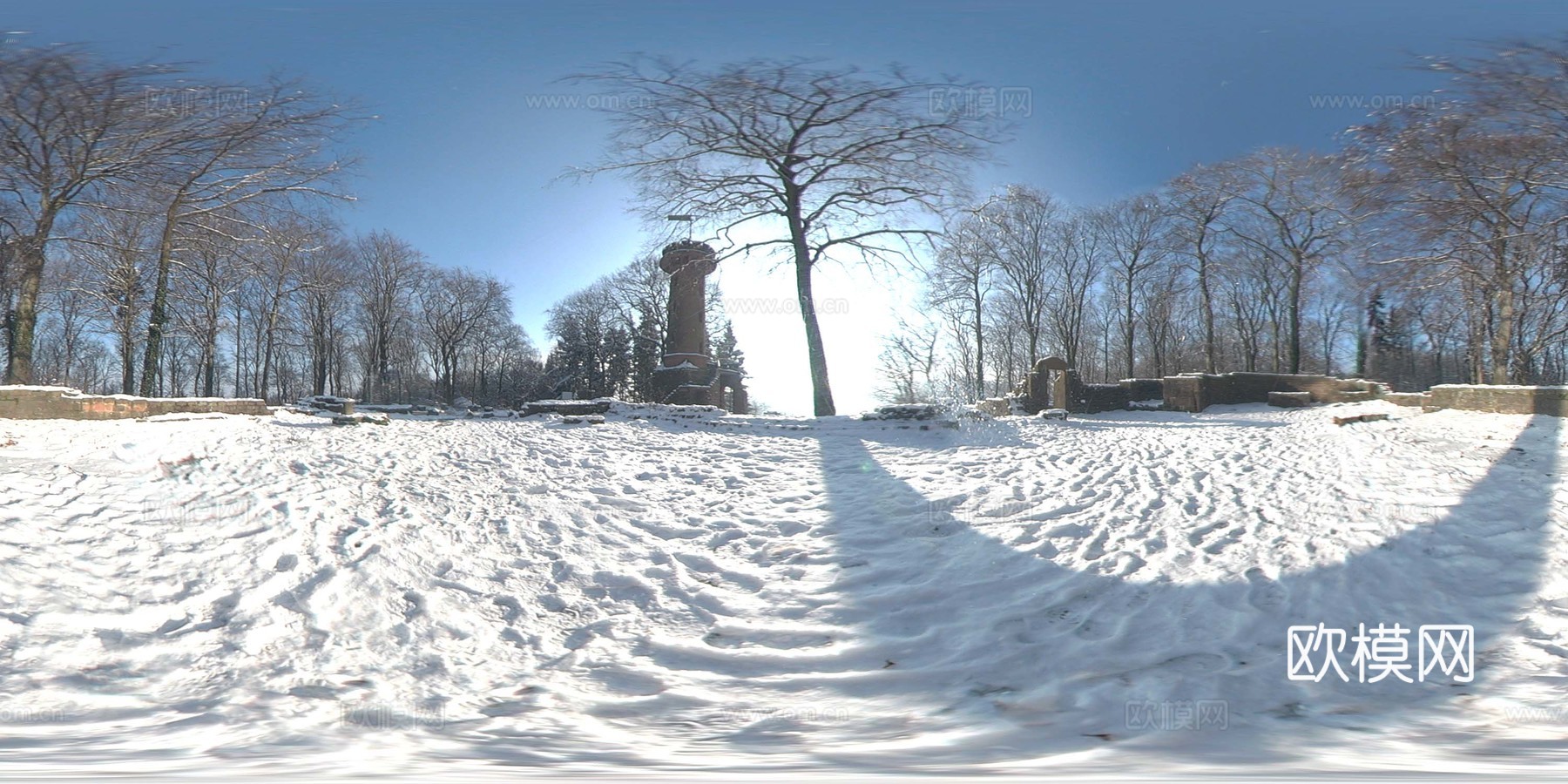 雪地 外景素材
