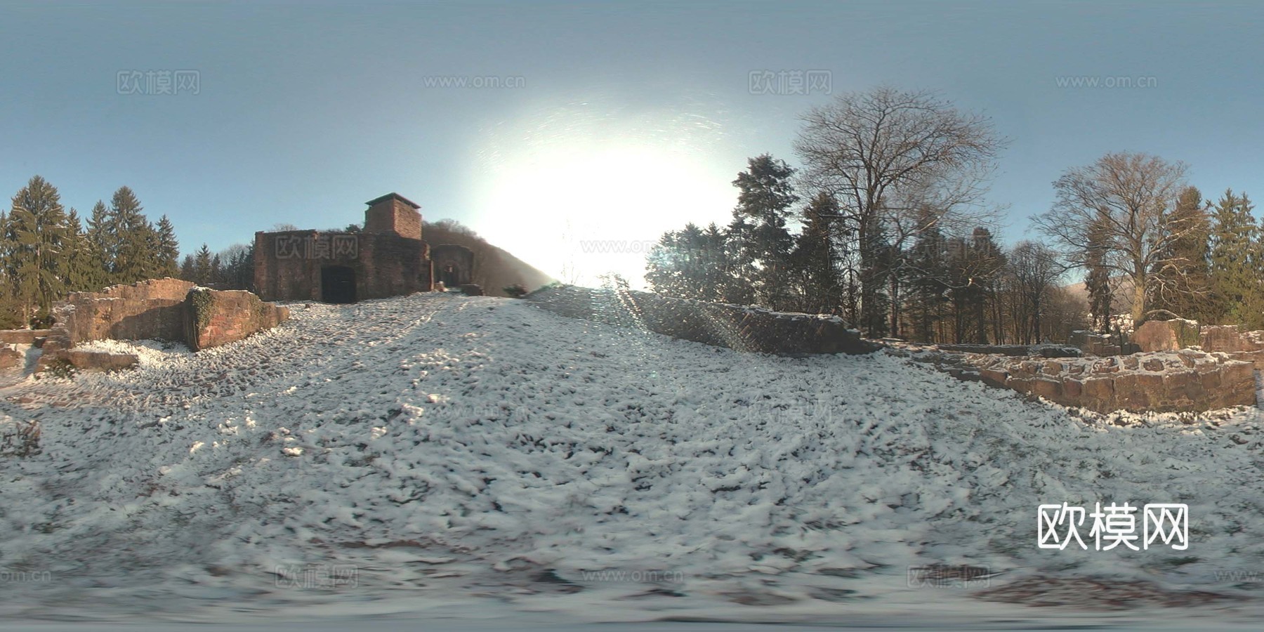 雪地 外景素材
