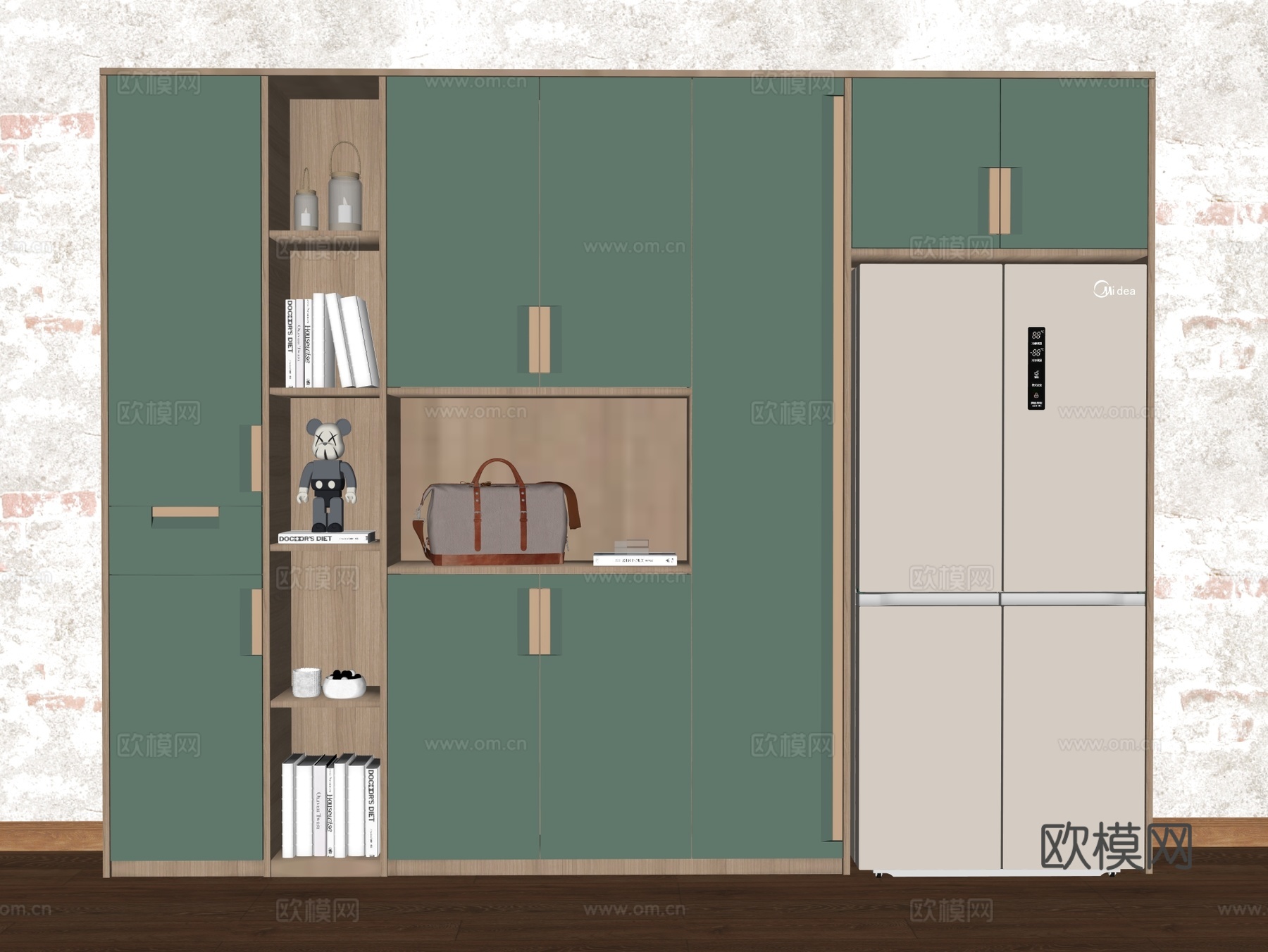装饰柜 储物柜 餐边柜su模型