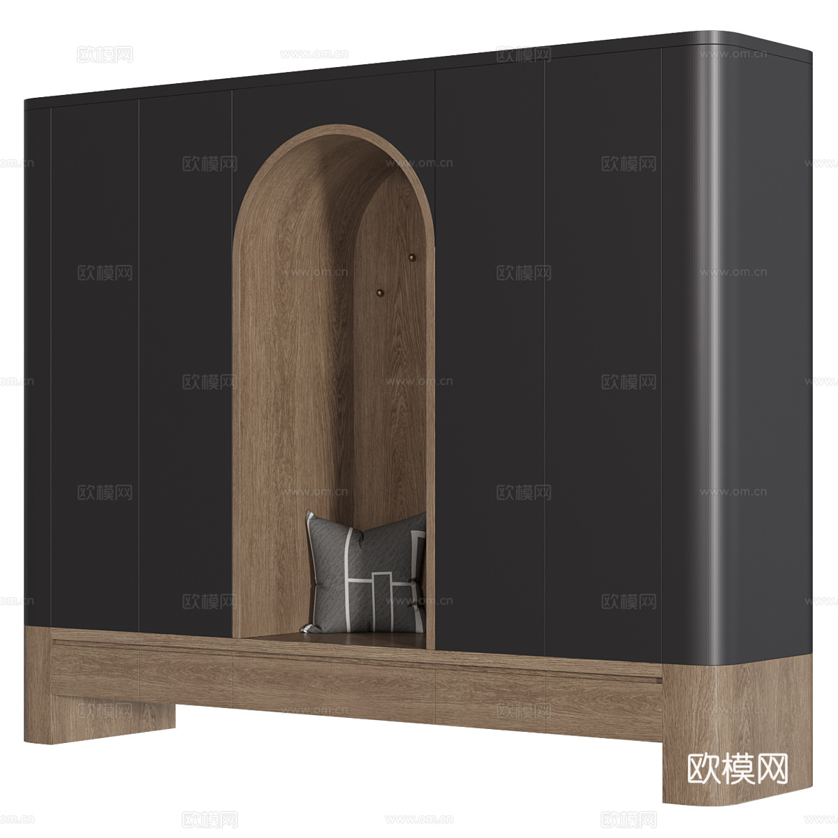 现代北欧卡座沙发3d模型下载（渲染图4）